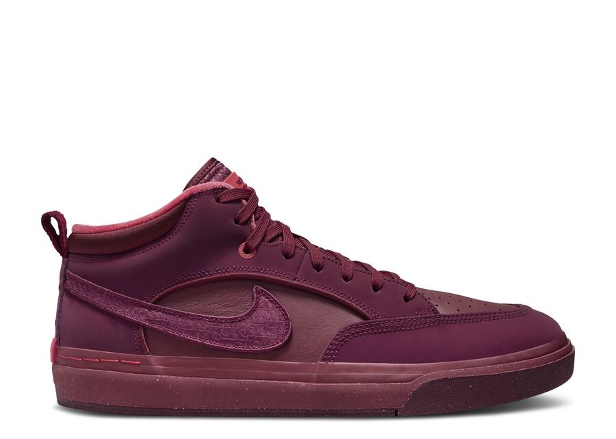 

Кроссовки Nike React Leo SB, цвет Dark Beetroot