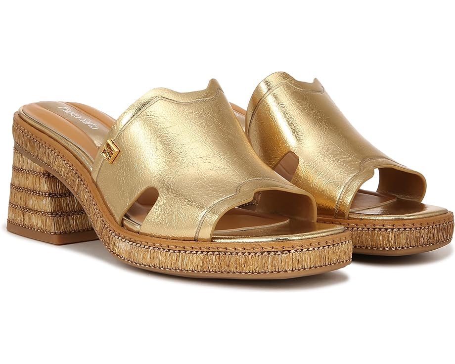 Туфли Franco Sarto Florence Fashion Slide Heeled Sandals, золотой