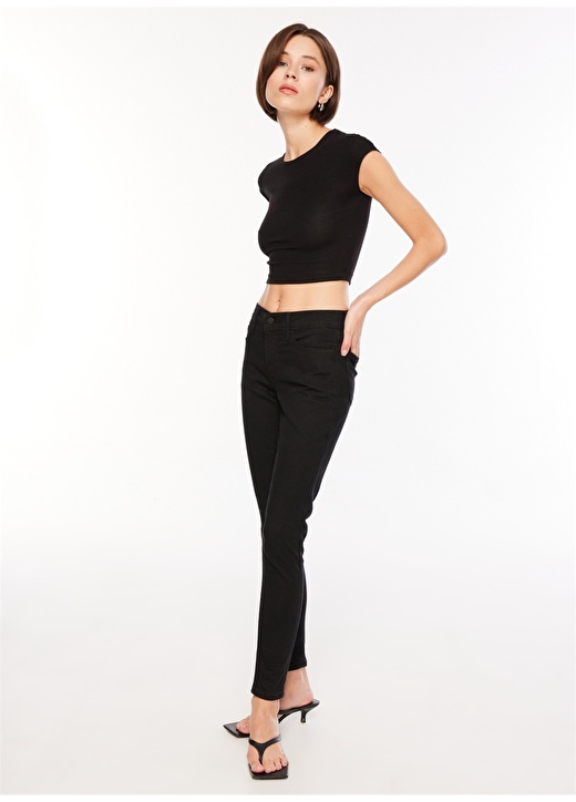 суперузкие женские джинсовые брюки levis Суперузкие черные женские джинсовые брюки с нормальной талией Levis