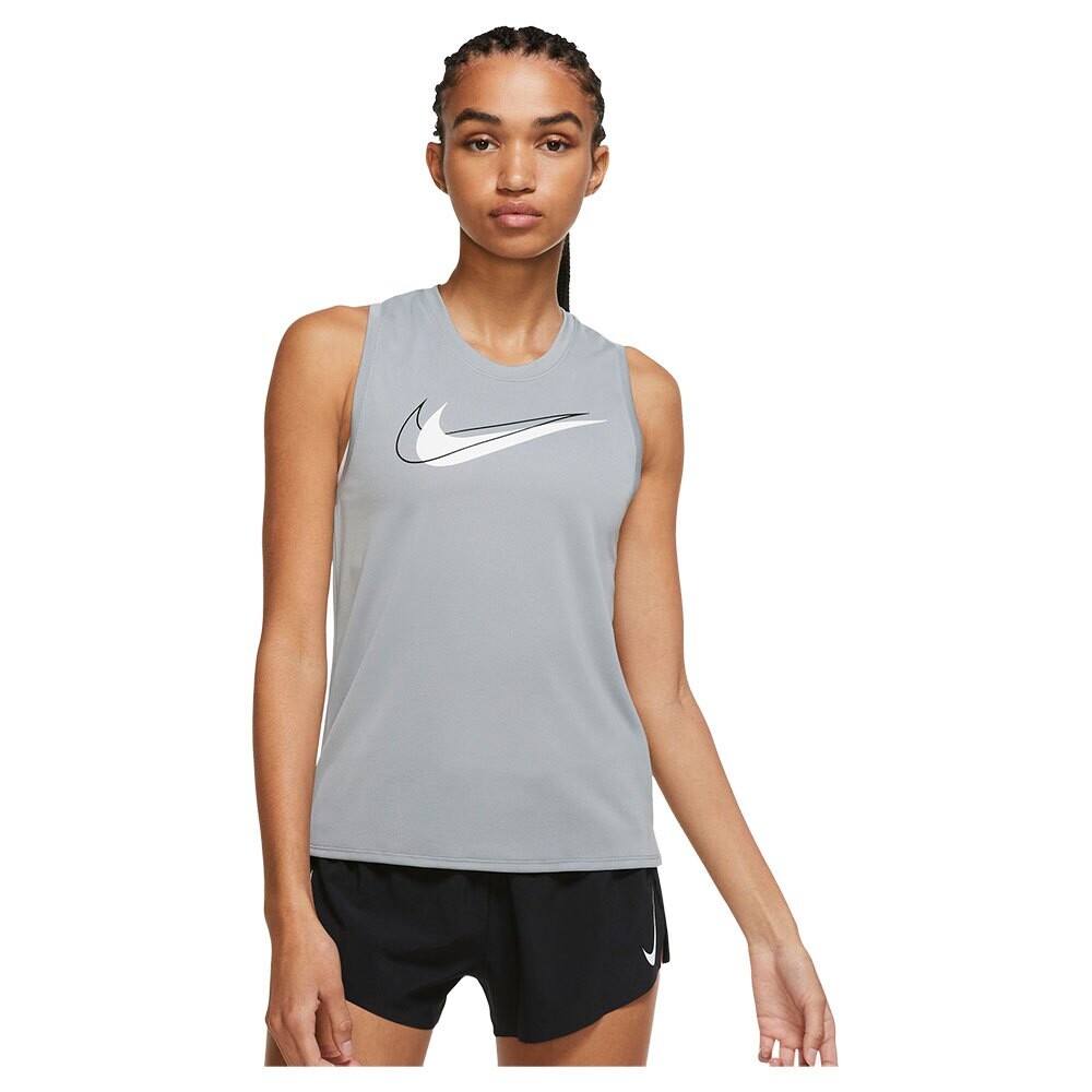 

Футболка без рукавов Nike Dri Fit Swoosh Run, серый