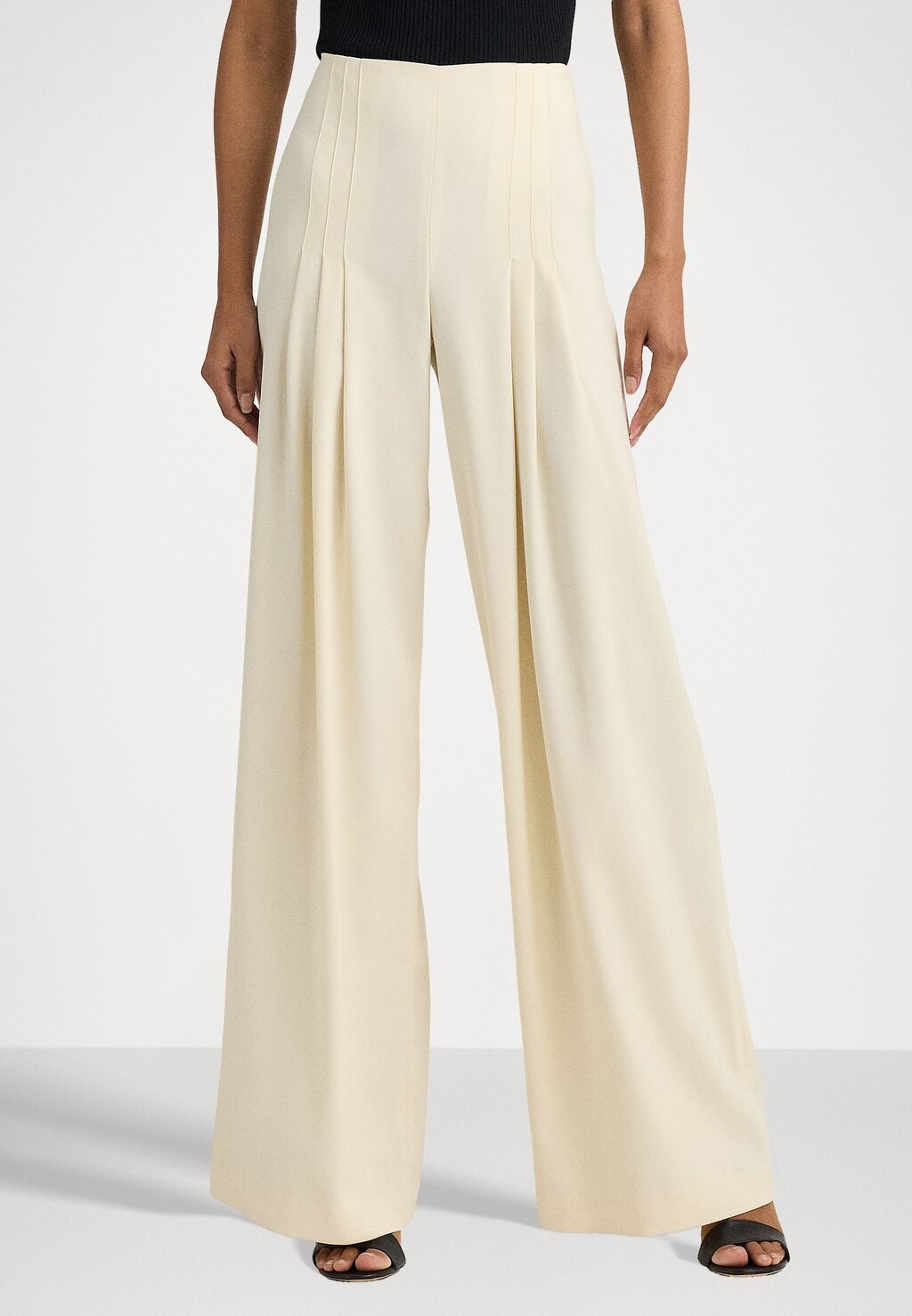

Брюки NAYRIETTE FULL LENGTH PLEATED Lauren Ralph Lauren, кремовый