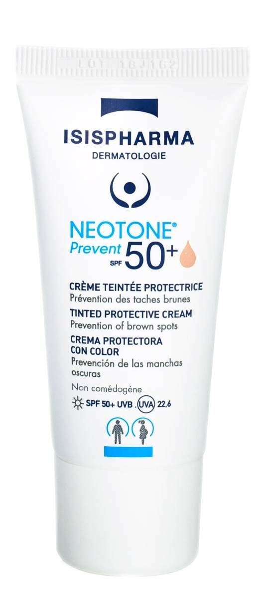 

Крем-краска с фильтром для лица Isispharma Neotone Prevent SPF50+, 00 Light