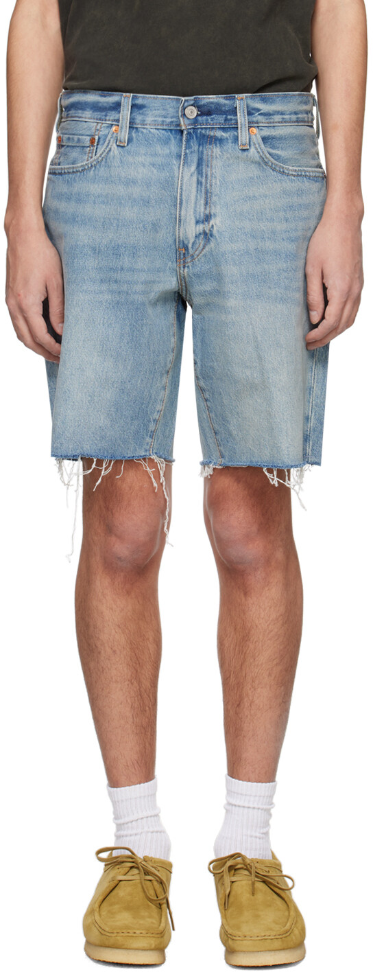 

Синий - Свободные джинсовые шорты 468 Stay Loose Levi'S