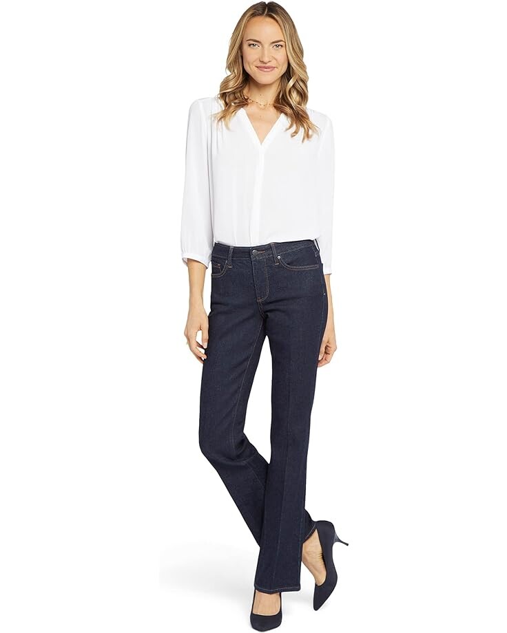 

Джинсы NYDJ Barbara Bootcut w/ Crease in Blue Depths, синий