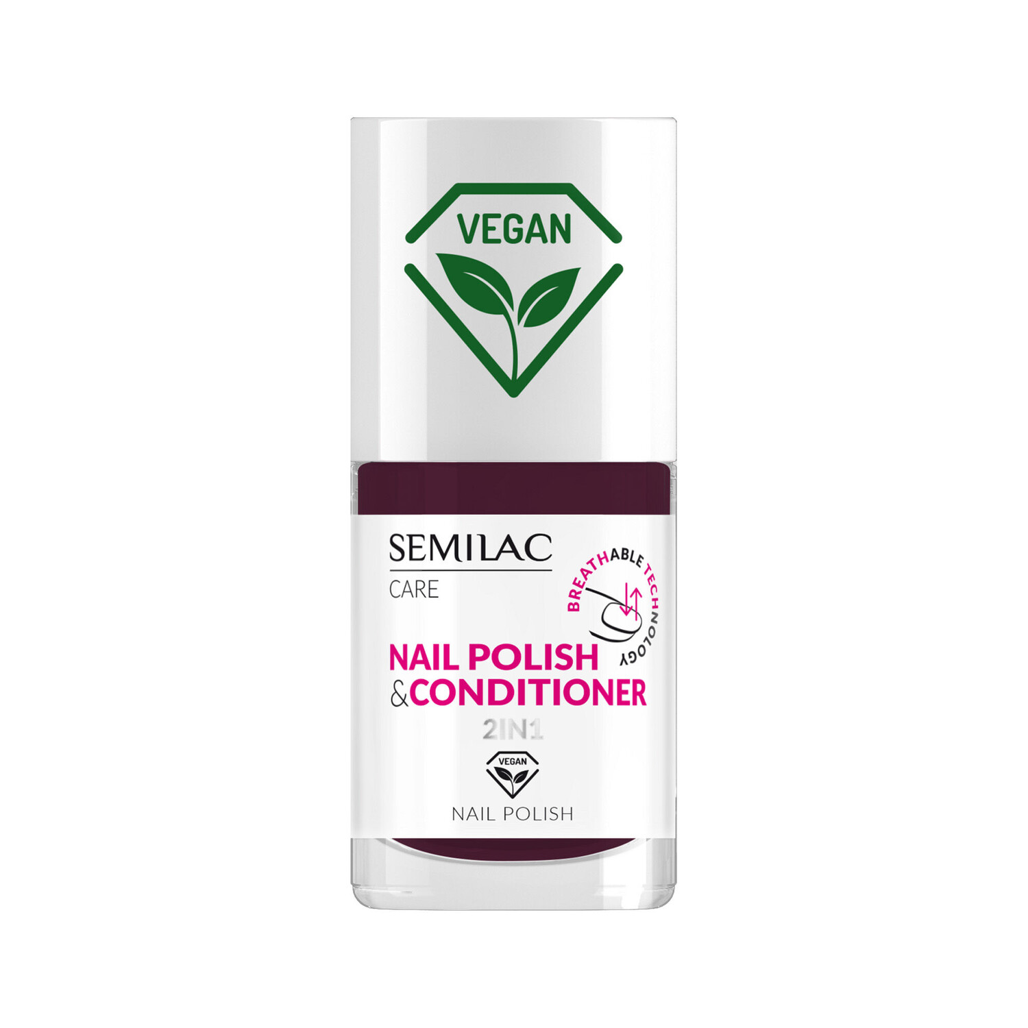 

Классический лак для ногтей с кондиционером 023 Semilac Vegan, 7 мл