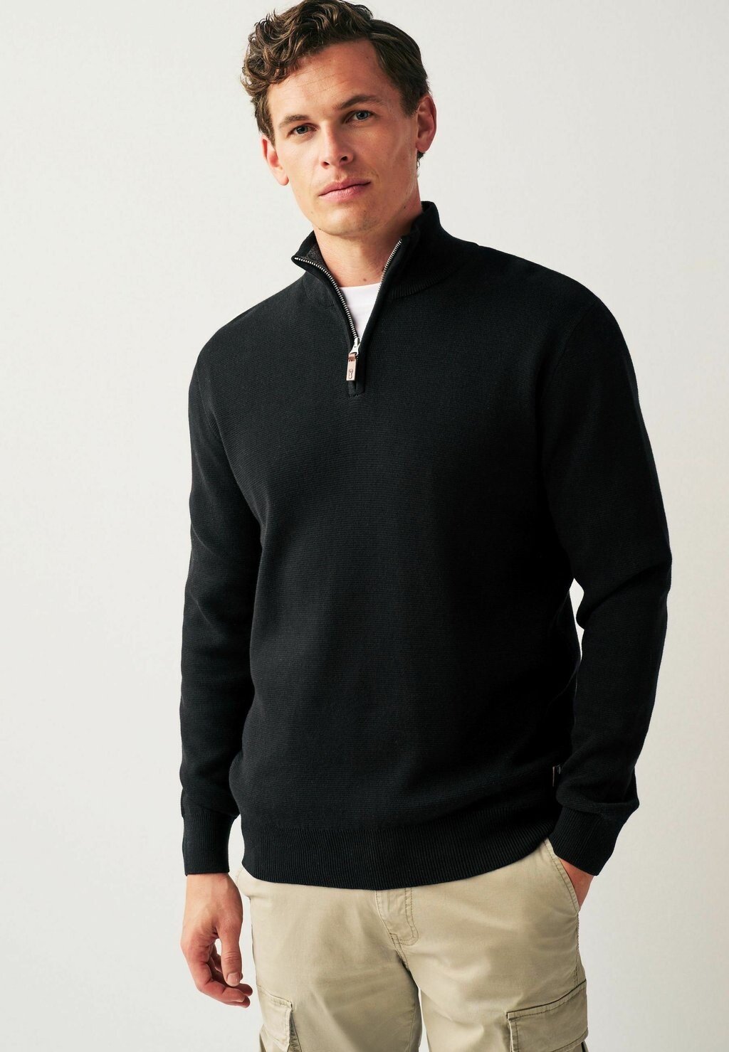 

Свитер Premium Zip Neck Next, черный