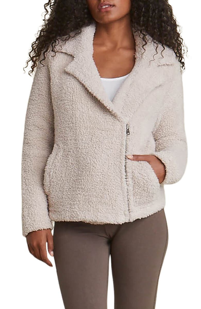 

CozyChic Байкерская куртка из искусственной овчины BAREFOOT DREAMS