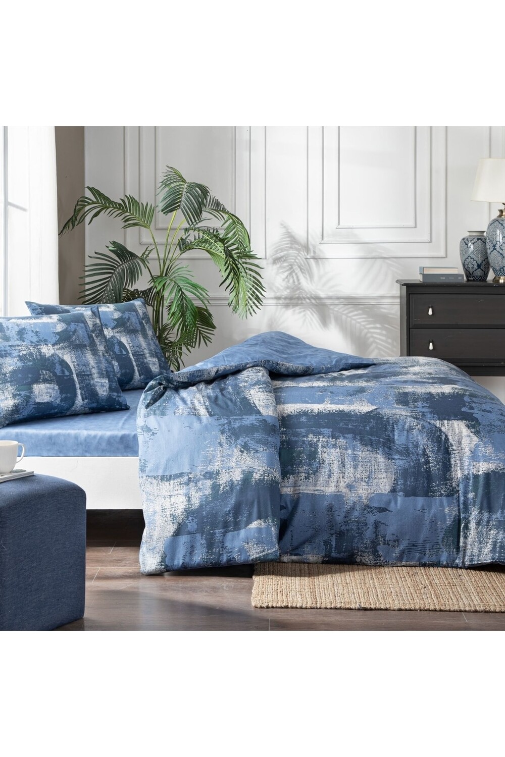 

Комплект пододеяльников Linens Sc Allday Robey двойной, синий