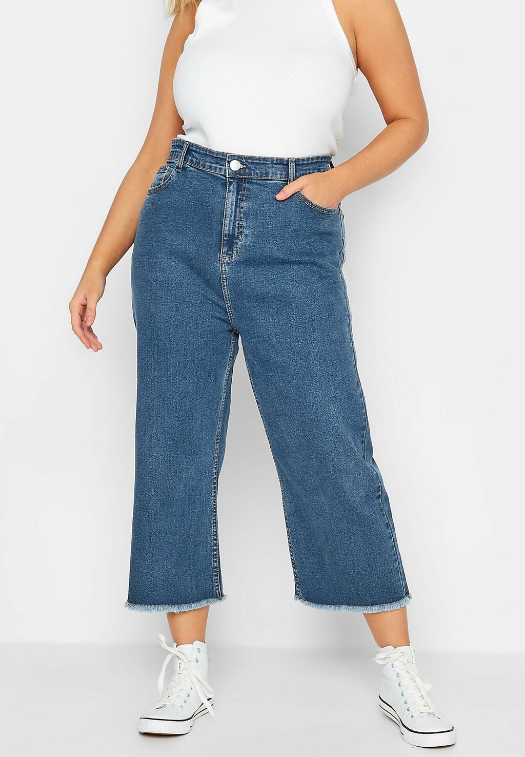 

Джинсы свободного кроя Yours Clothing, синий