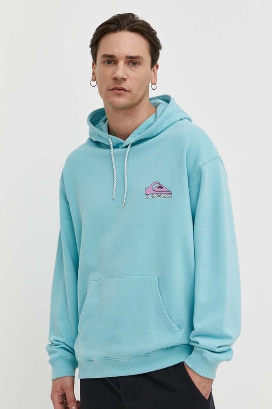 Хлопковая толстовка Quiksilver, синий