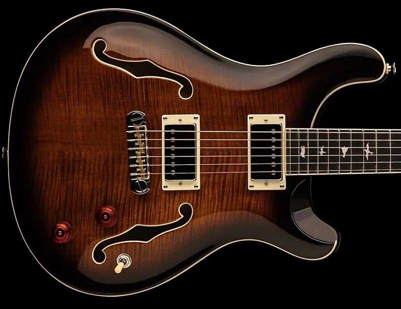 

Электрогитара PRS SE Hollowbody II in Black Gold Burst w/Case