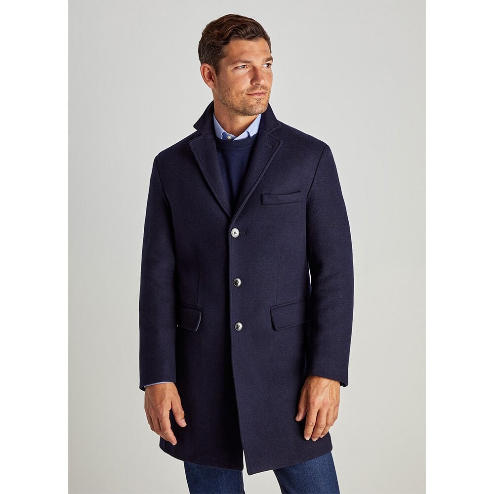 

Пальто Façonnable Jersey Wool, синий