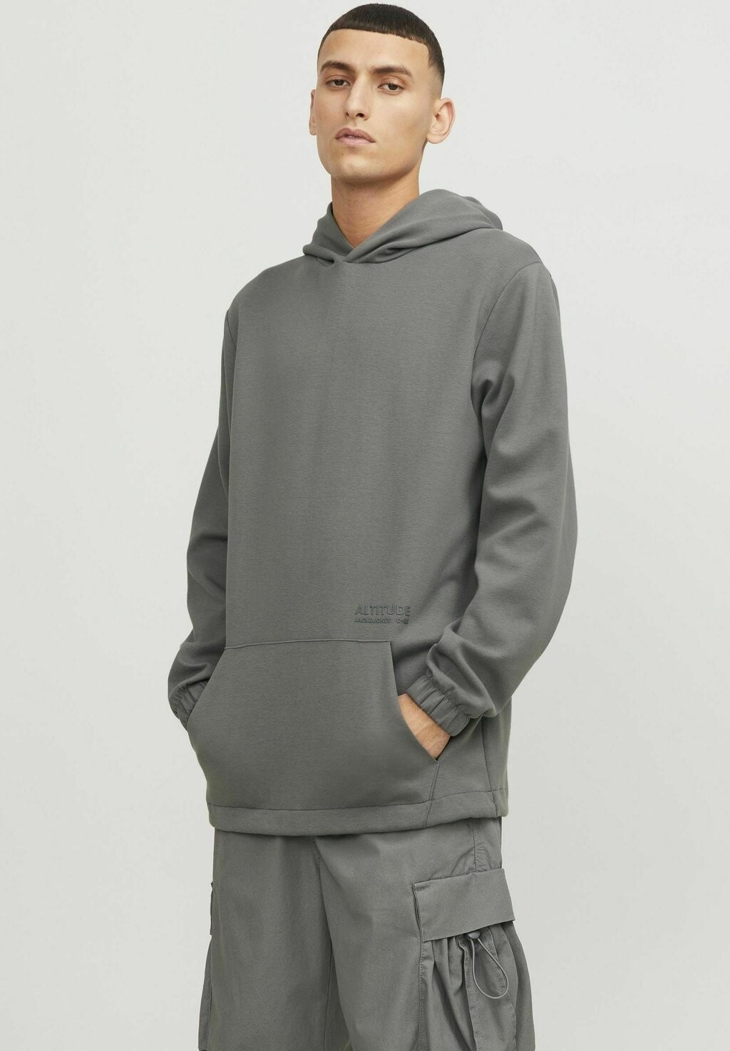 

Толстовка с капюшоном Jack & Jones, серый