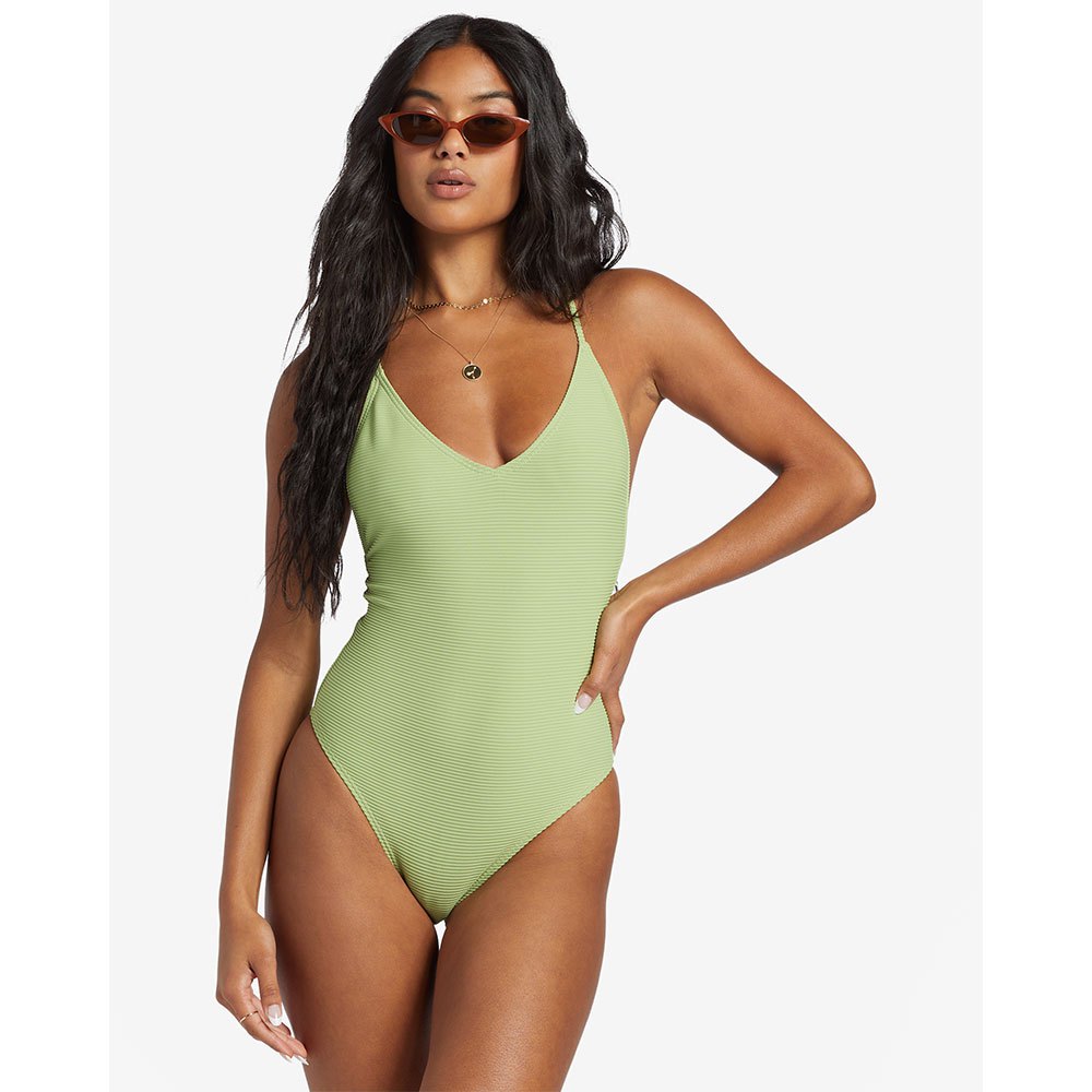 Купальник Billabong Tanlines Sage Swimsuit, зеленый