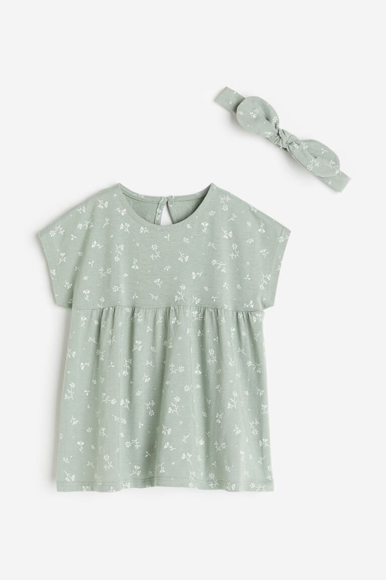

Комплект из платья и повязки на голову H&M