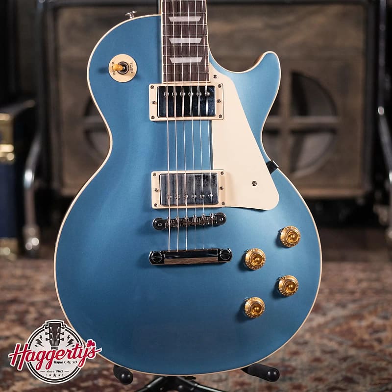 Электрогитара Gibson Les Paul Standard 50s Plain Top - Pelham Blue Top with Hardshell Case