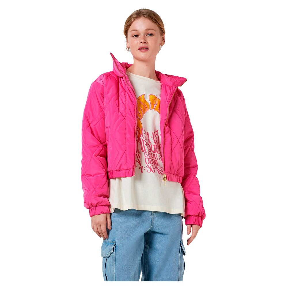 

Куртка Noisy May Ziggy Bomber, розовый