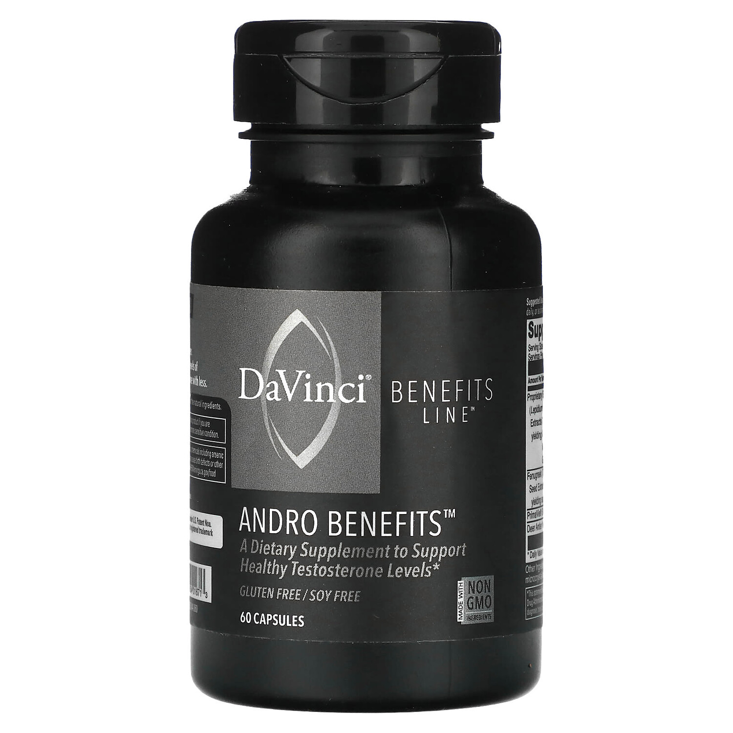 

Benefits Line, Andro Benefits, 60 капсул, DaVinci Laboratories of Vermont