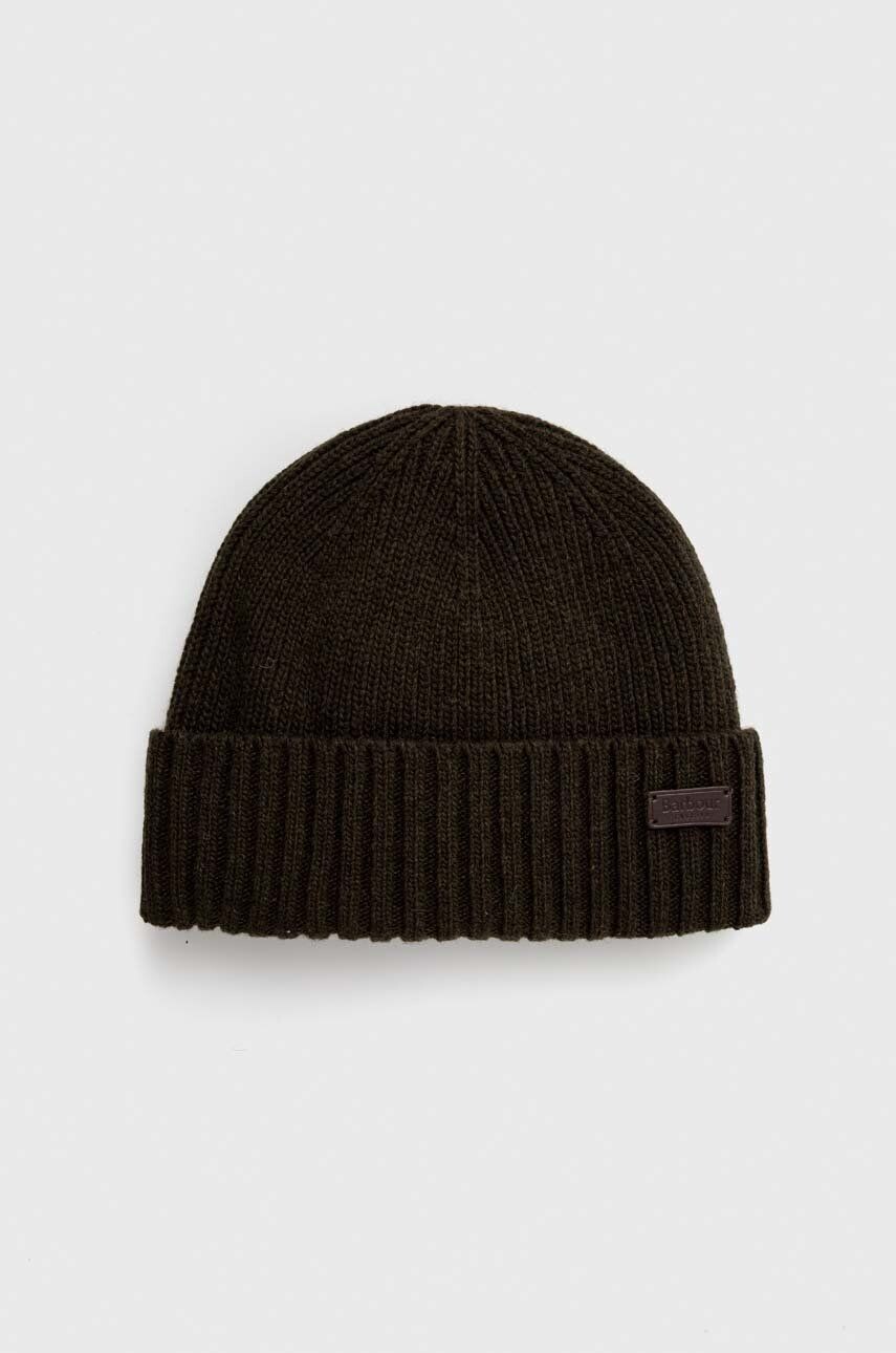 

Шерстяная шапка Barbour, зеленый