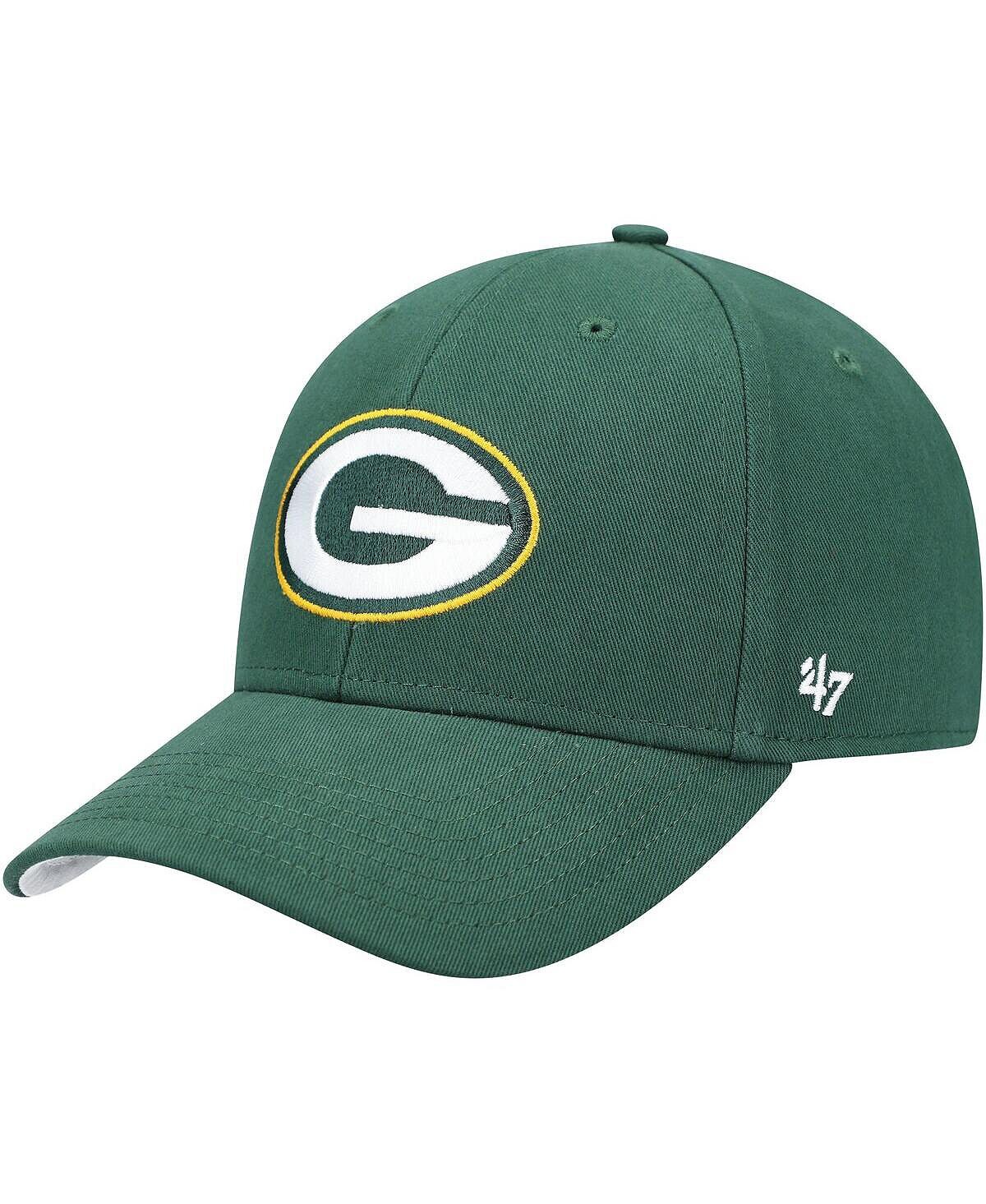 

Зеленая регулируемая кепка Green Bay Packers Basic Team MVP для мальчиков дошкольного и младшего возраста '47 Brand