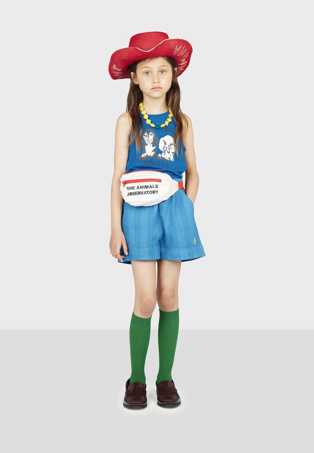 

Топ TANK FROG UNISEX THE ANIMALS OBSERVATORY, цвет blue
