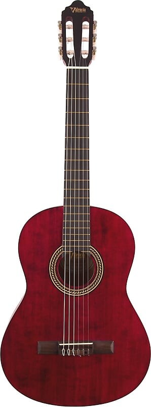

Акустическая гитара Valencia VC204TWR 200 Series Classical Guitar. Transparent Wine