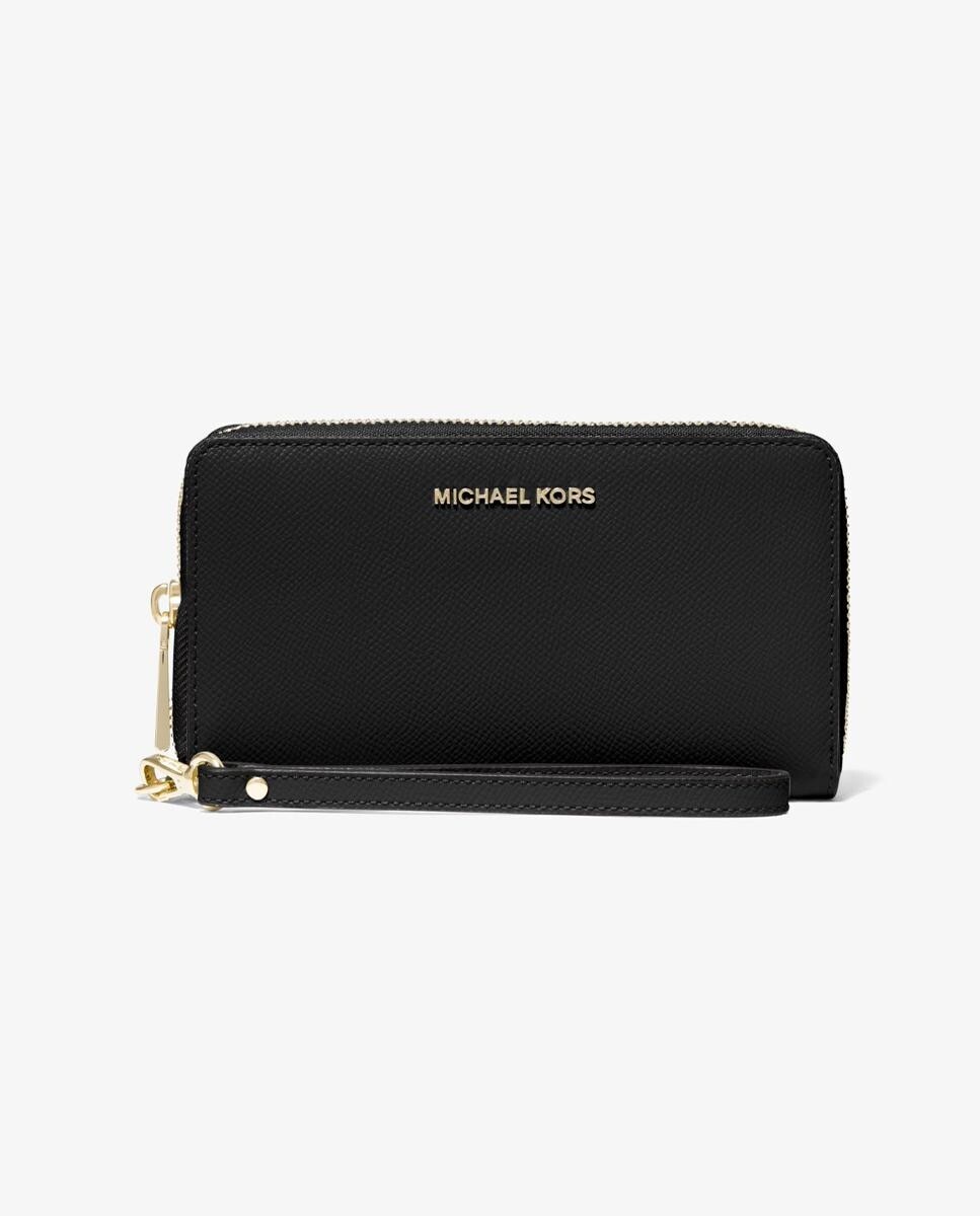 

Черная кожаная сумочка Michael Michael Kors, черный