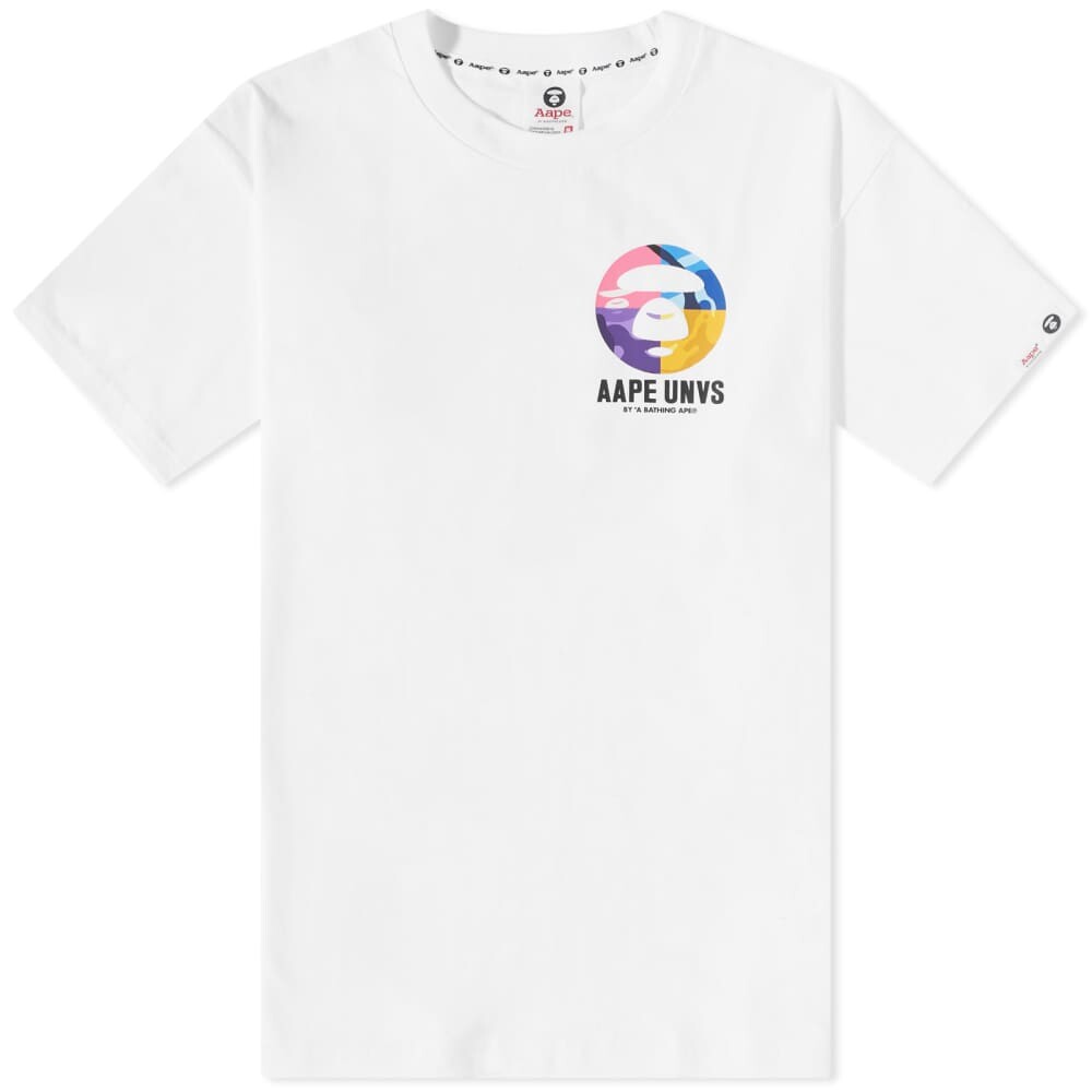 

Футболка AAPE Mix Camo, белый