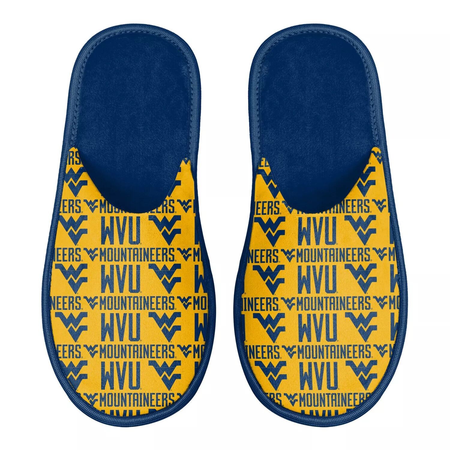 

Мужские шлепанцы с логотипом FOCO West Virginia Mountaineers Scuff