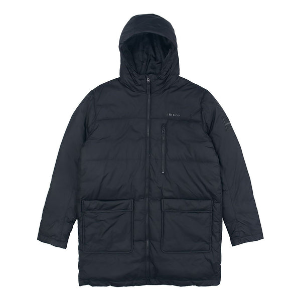 Пуховик adidas neo Casual hooded Stay Warm Down Jacket Black, черный