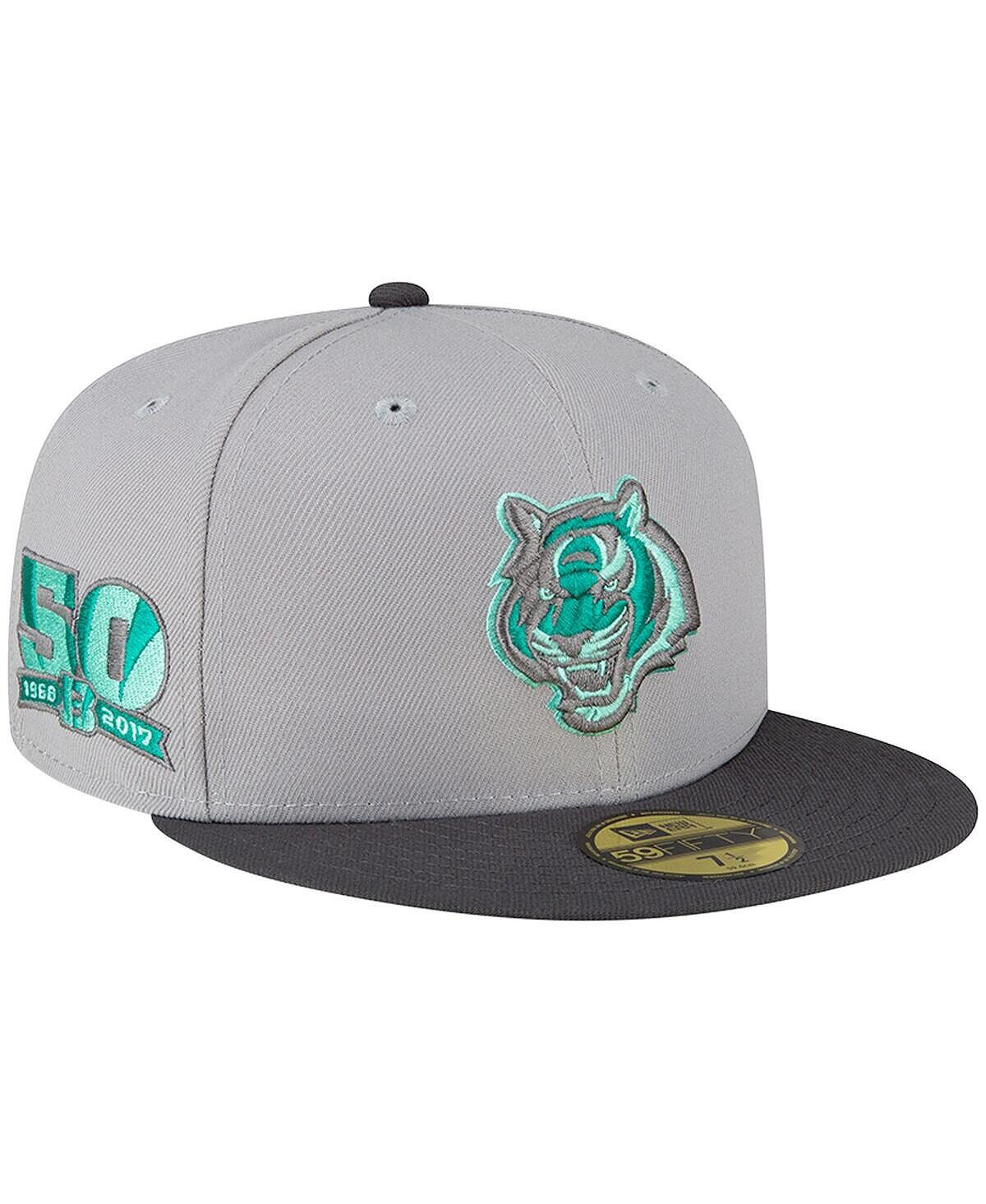 

Мужская серо-графитовая приталенная шляпа Cincinnati Bengals Aqua Pop 59FIFTY New Era