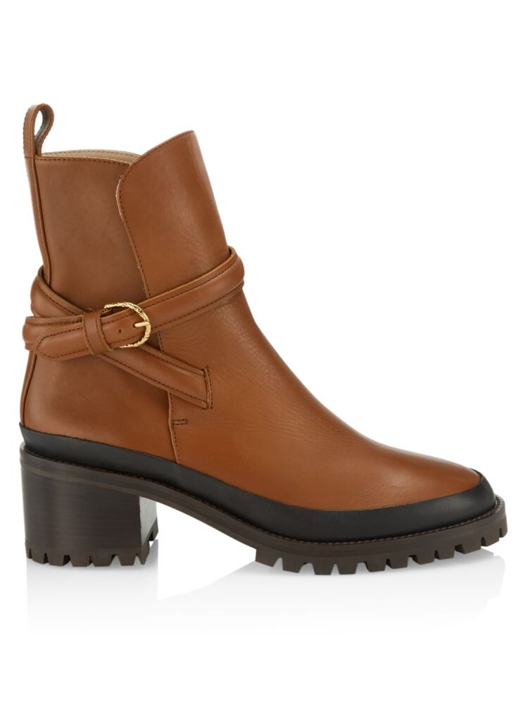 

Кожаные ботильоны Lennox Ulla Johnson, цвет Cognac