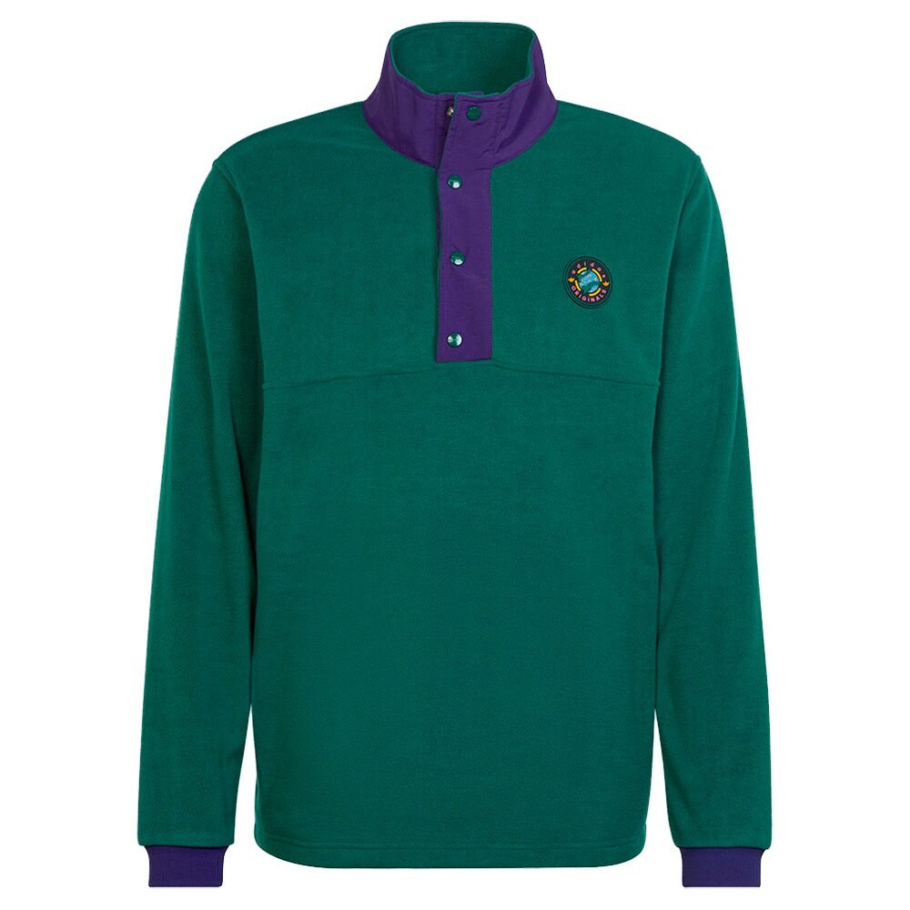 

Толстовка adidas Originals Wh Snap Half Zip, зеленый