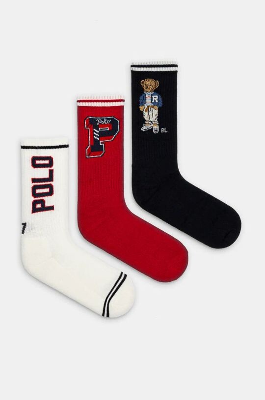 

3 пары носков Polo Ralph Lauren, темно-синий