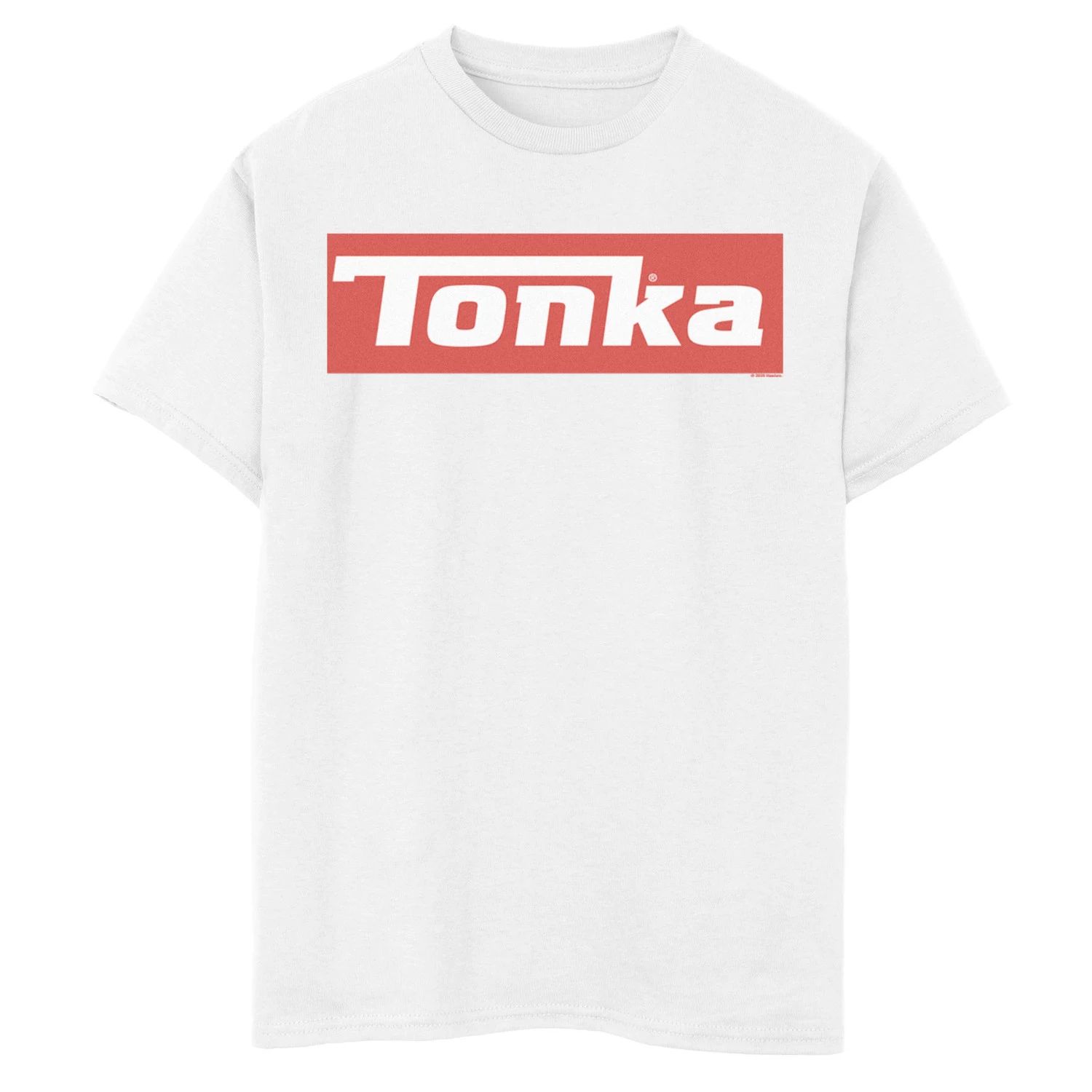 Простая красная футболка с логотипом Tonka для мальчиков 8–20 лет Tonka