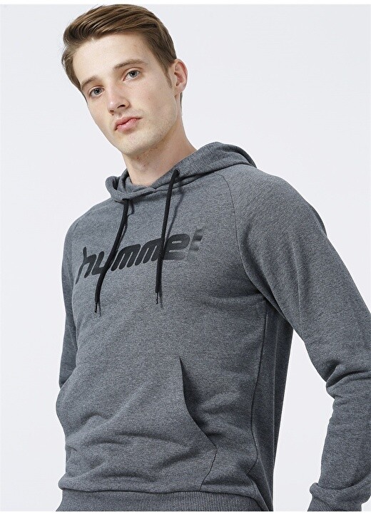 VOLUS HOODIE Серая мужская Толстовка Hummel