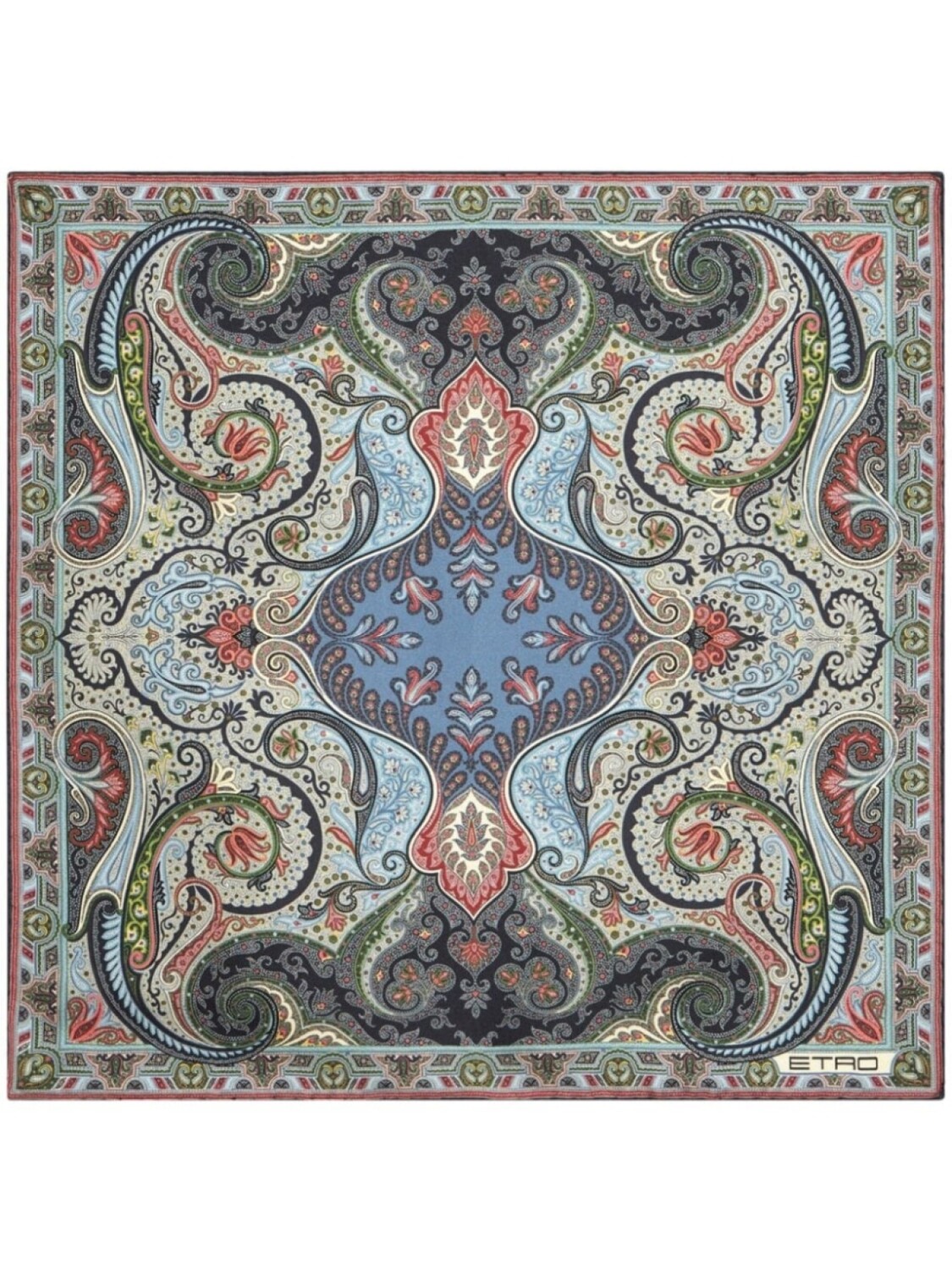 

ETRO платок-паше с принтом, зеленый