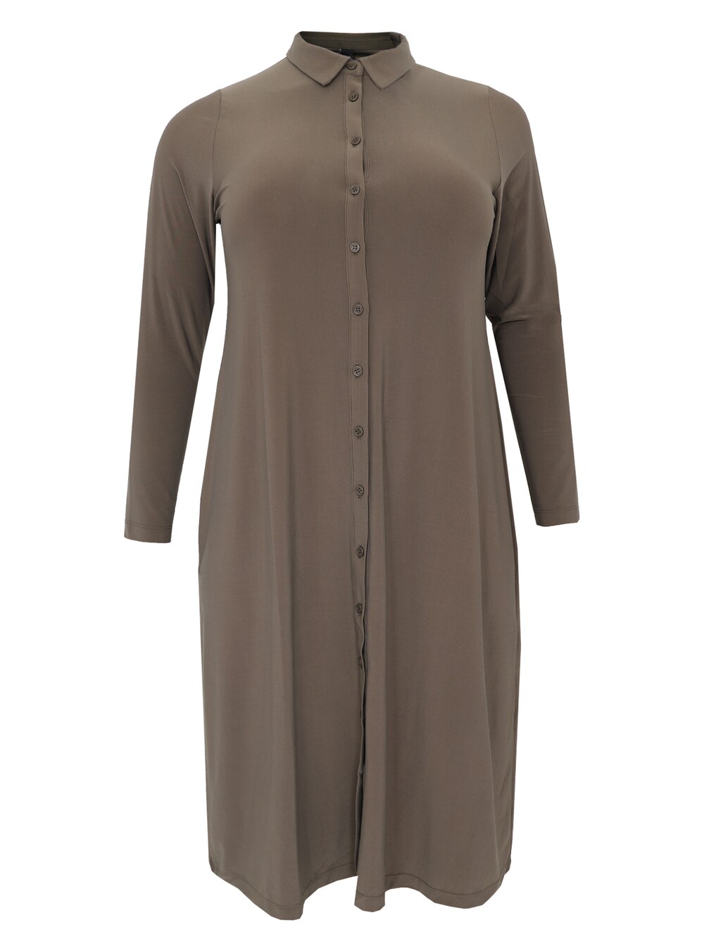 Рубашка-платье Yoek Dolce, коричневый рубашка yoek коричневый