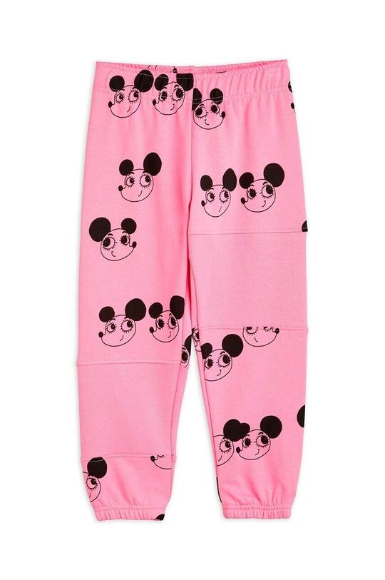 

Спортивные брюки из хлопка для мальчиков Mini Rodini, розовый