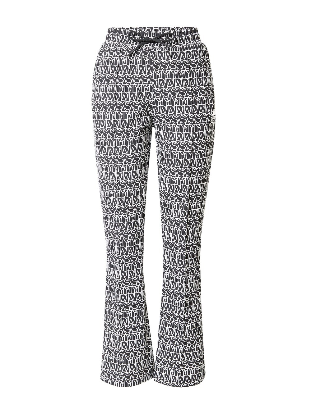 

Расклешенные брюки для тренировок Adidas Allover Graphic High-Rise Flare, черный