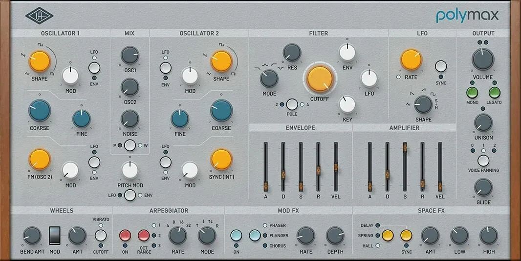 

Плагин Universal Audio UAD PolyMAX Synth