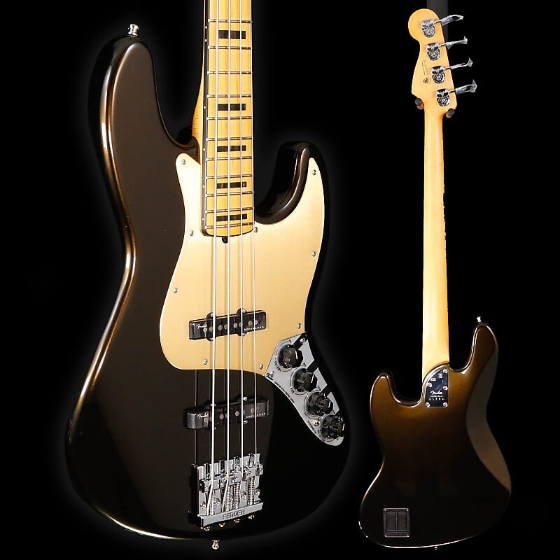 

Басс гитара Fender American Ultra Jazz Bass, Maple Fb, Texas Tea