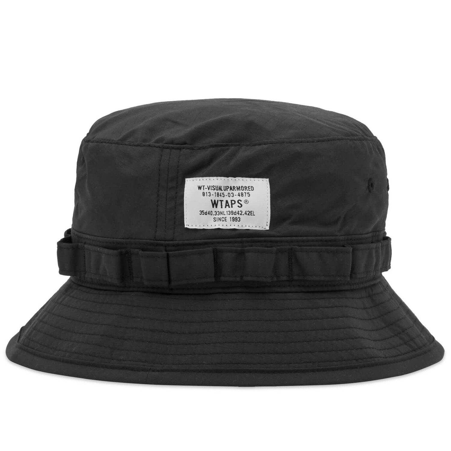 Панама Wtaps 12 Ripstop Nylon, черный