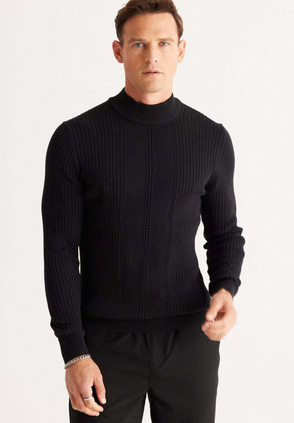 Вязаный свитер MOCK TURTLENECK AC&CO / ALTINYILDIZ CLASSICS, цвет Slim Fit Knitwear Mock Turtleneck
