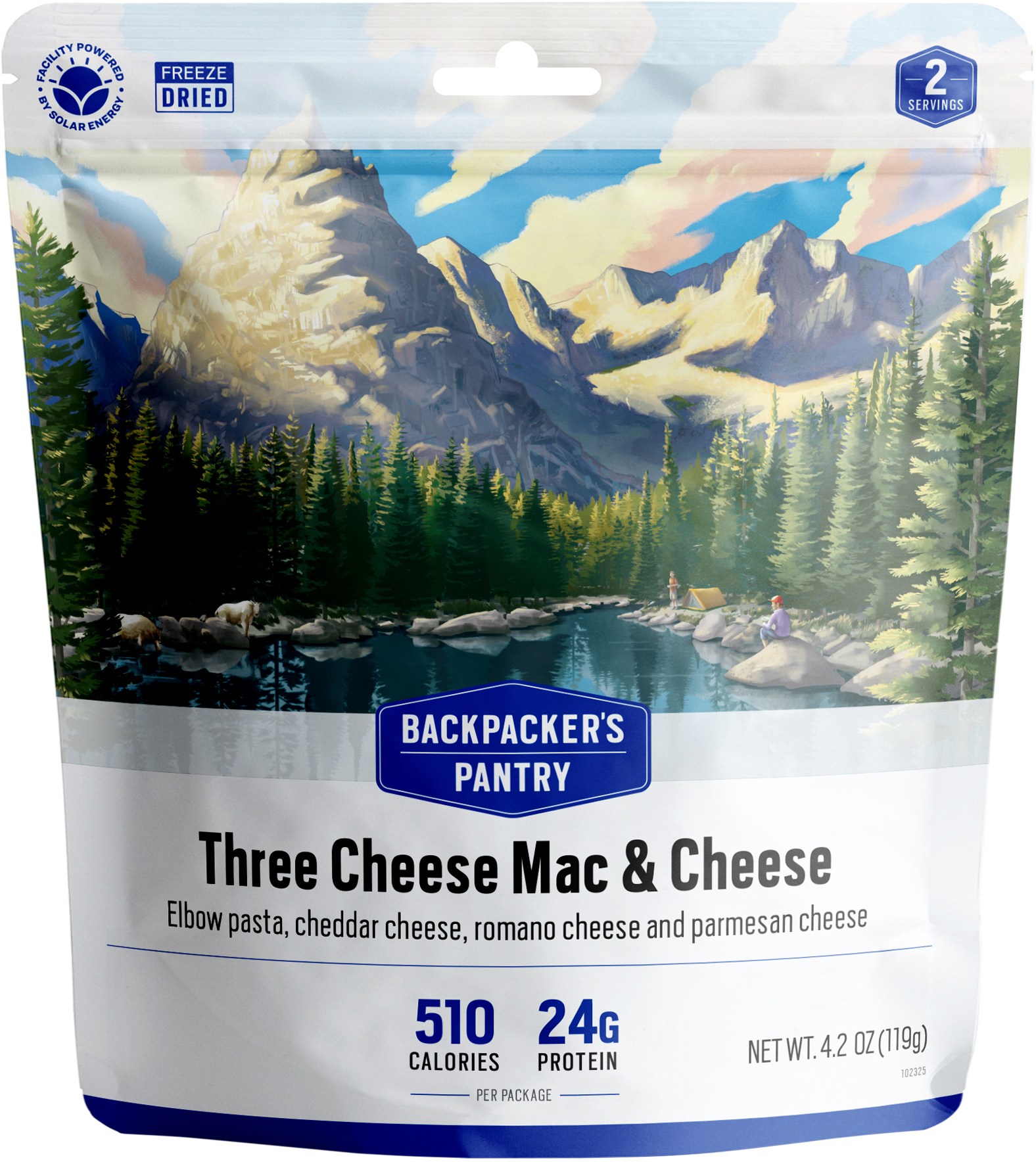 Макароны с тремя сырами и сыром — 2 порции Backpacker's Pantry