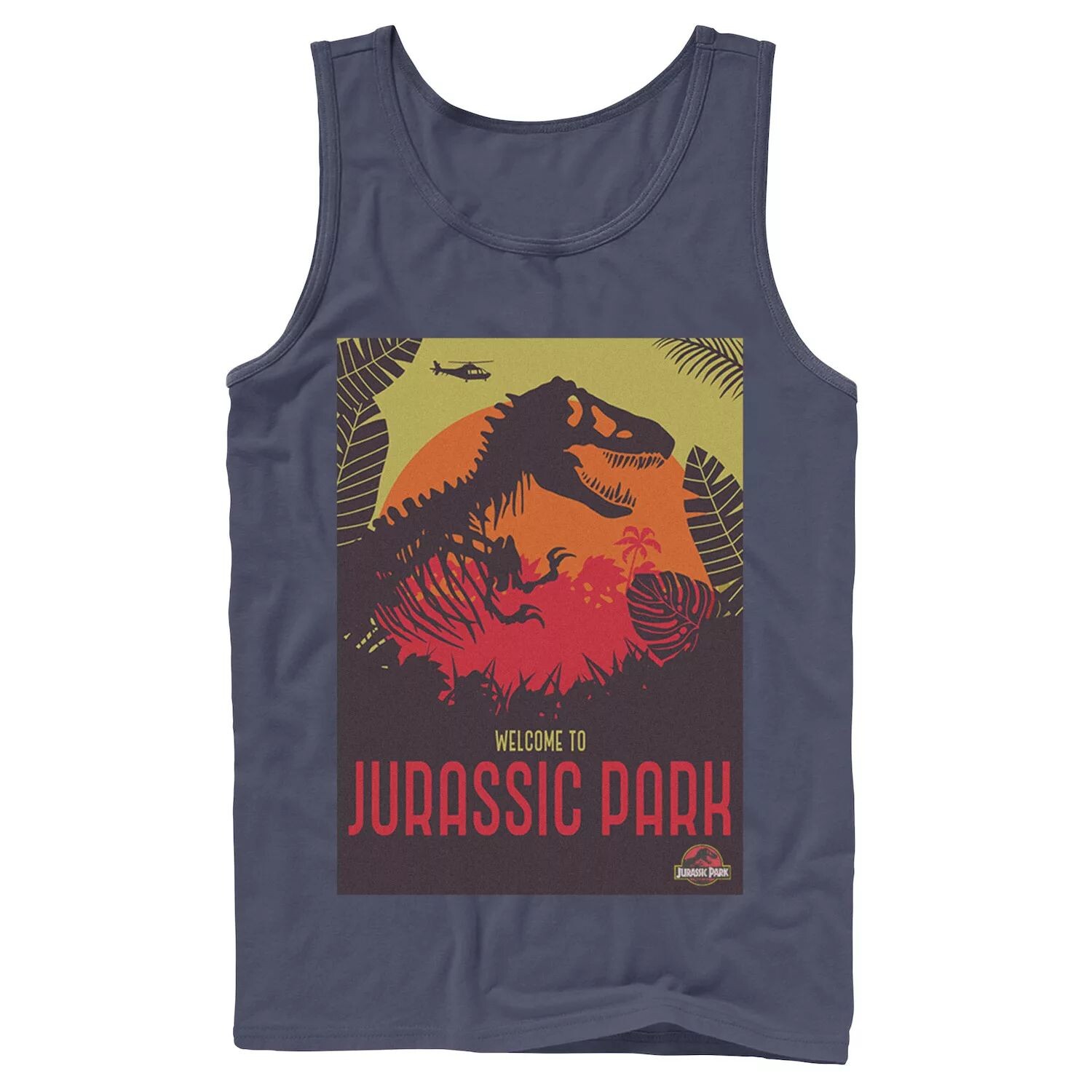 

Мужская майка Jurassic Park Welcome T-Rex Sunset Licensed Character