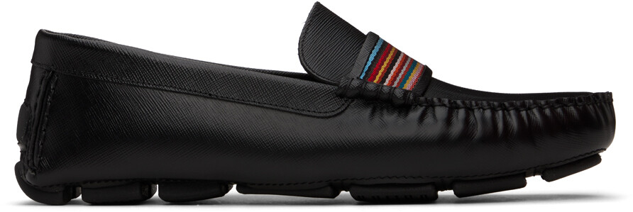 

Черные кожаные лоферы Colima Paul Smith