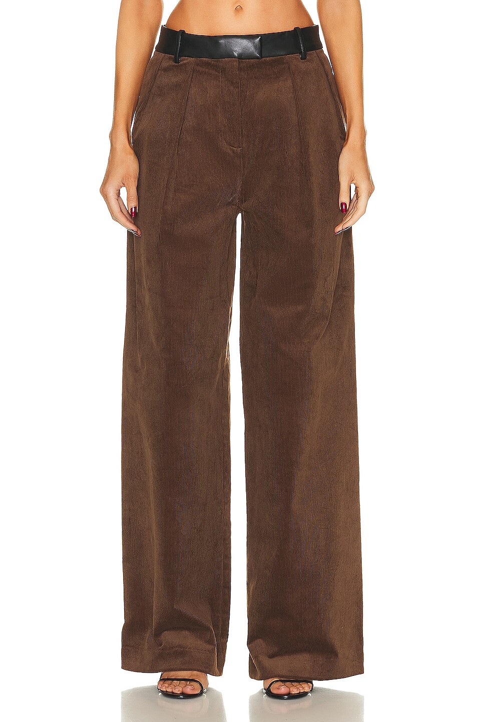 

Брюки Helsa Corduroy Pleated, коричневый