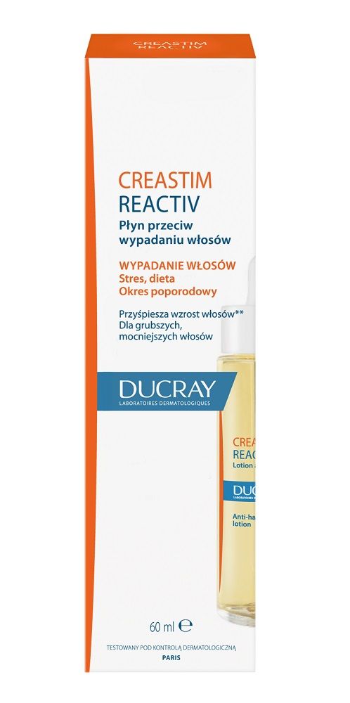 ducray лосьон против выпадения волос 18 60 мл ducray creastim Ducray Creastim Reactiv лосьон для волос, 60 ml