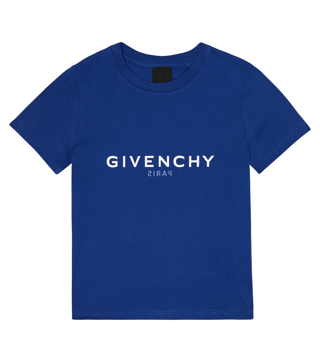 

Футболка из хлопкового джерси с логотипом Givenchy Kids, синий